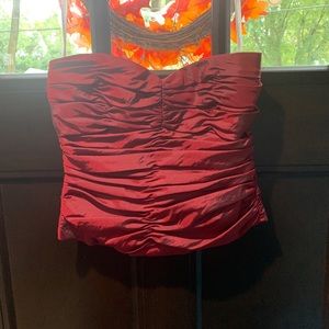 David’s bridal two toned gown